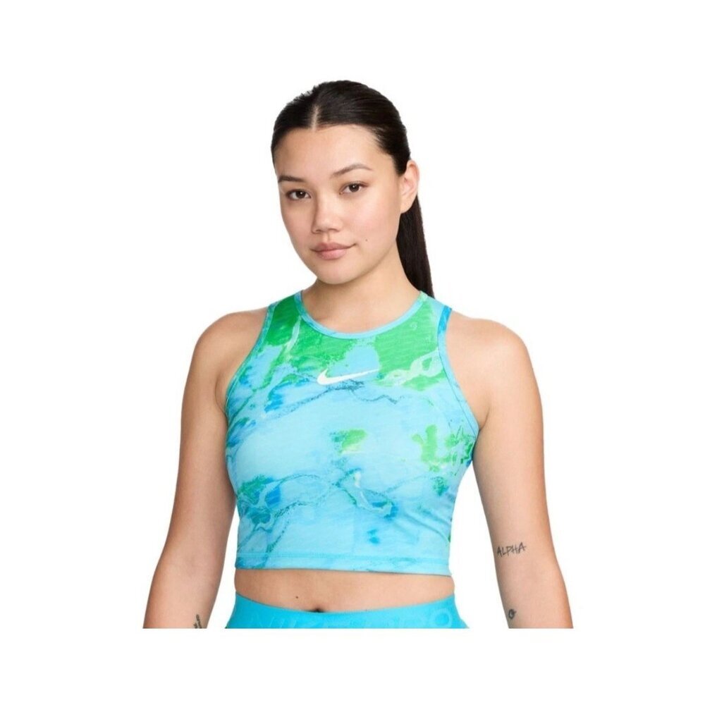 Nike Women’s Tight fit Sleeveless Tank Top Shirt Small Blue New